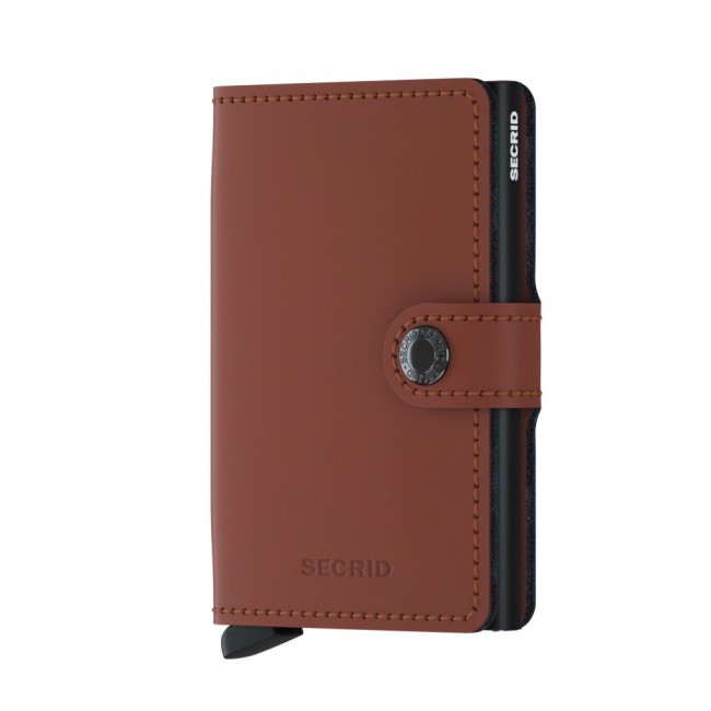 CARTEIRA MINIWALLET SECRID MATTE BRICK-BLACK