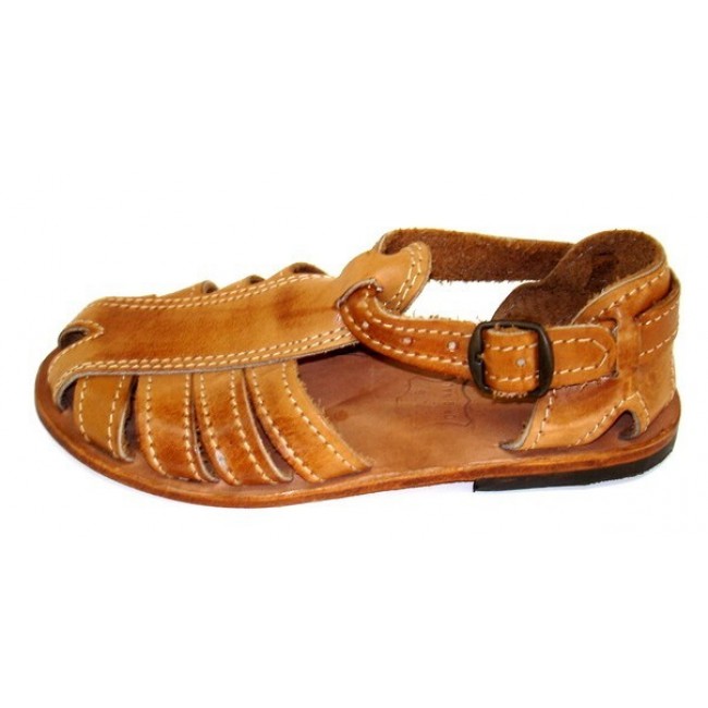 Sandalia couro best sale artesanal