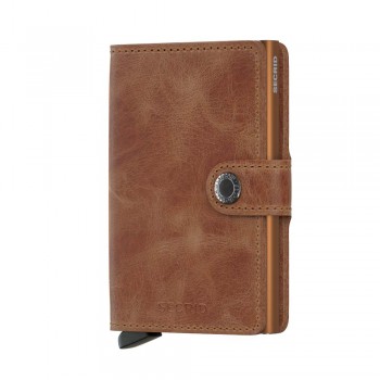 Secrid Miniwallet Vintage Cognac Rust Ref. MV-Cognac-Rust