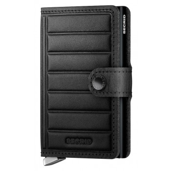 secrid premium miniwallet emboss lines black